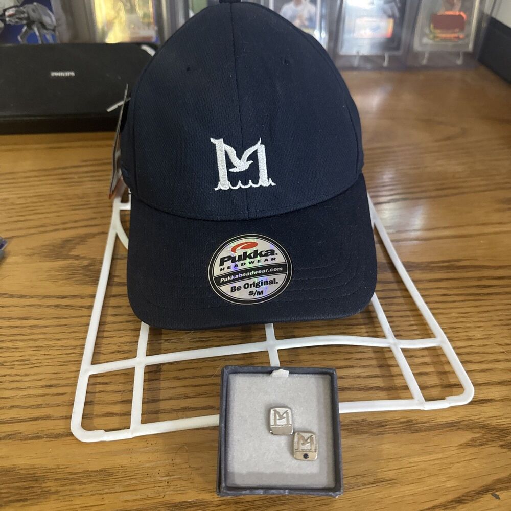 The Moorings Yacht & Country Club logo Hat & Cuff Links (Vero Beach, Florida)